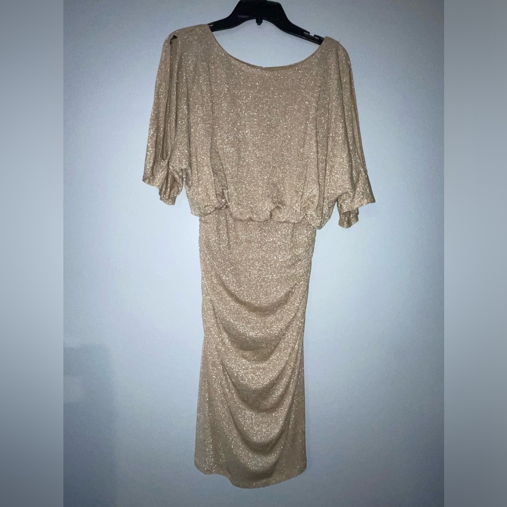 🌟Sangria Elegant Gold Women's Dress